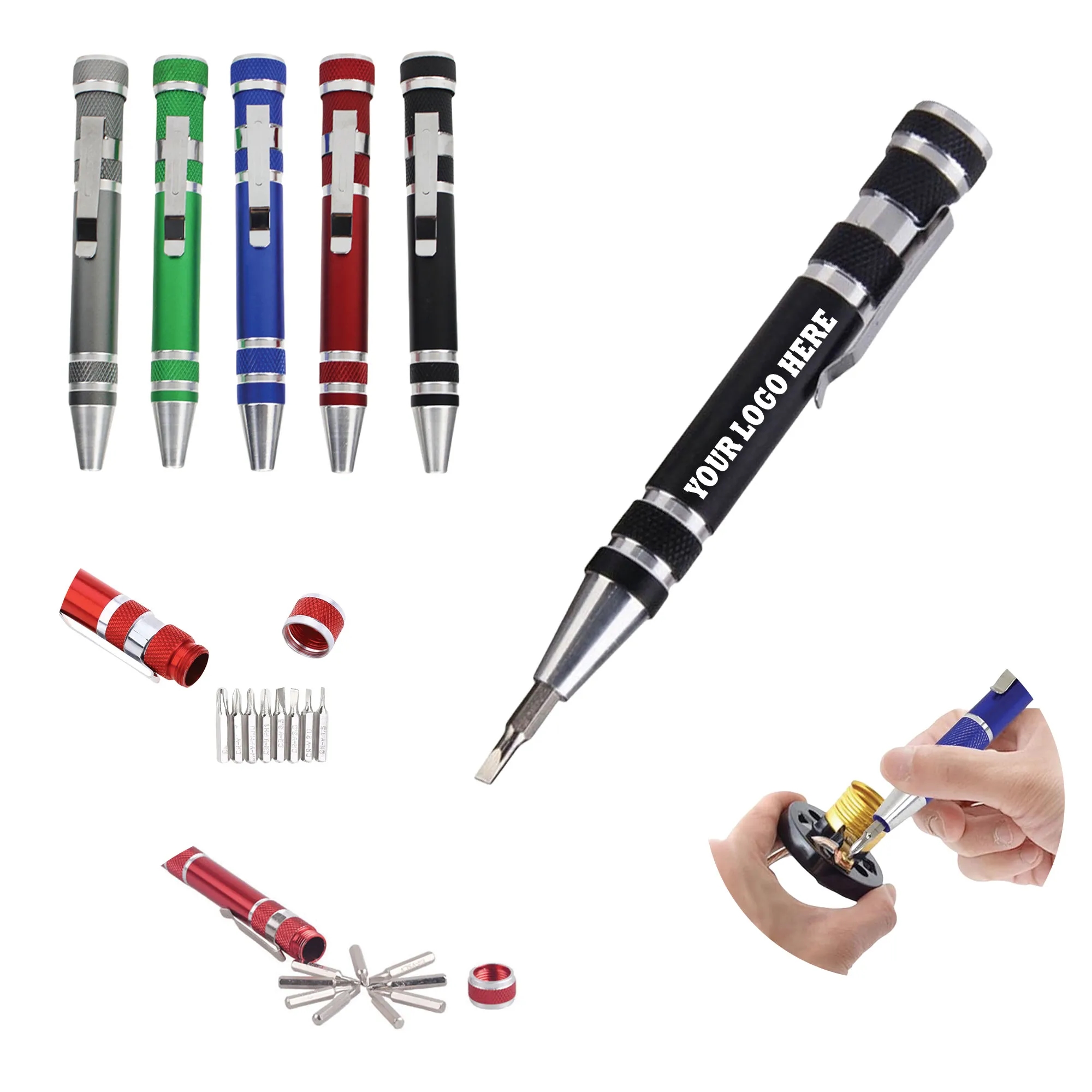 8 ln 1 Mini Magnetic Hand Pen Screwdriver Set 5