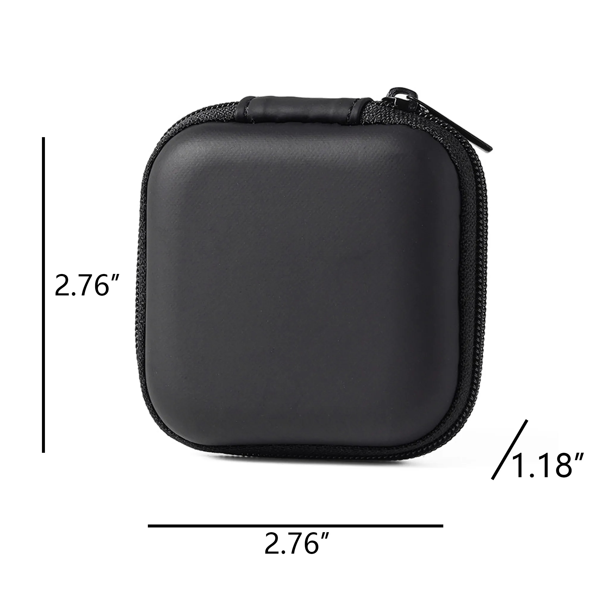 Square Earphone Case Portable EVA Carrying Case 3