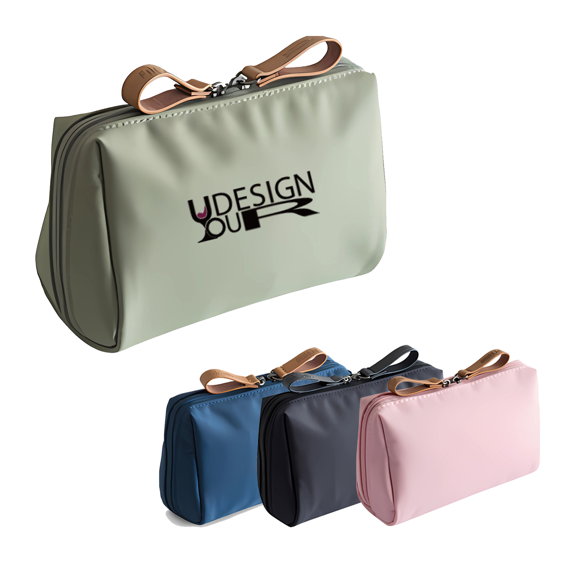 Bag Chic Compact Makeup Travel Daily Use Cosmetic Zippered 4