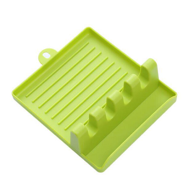 Kitchen Silicone Utensil Rest 1
