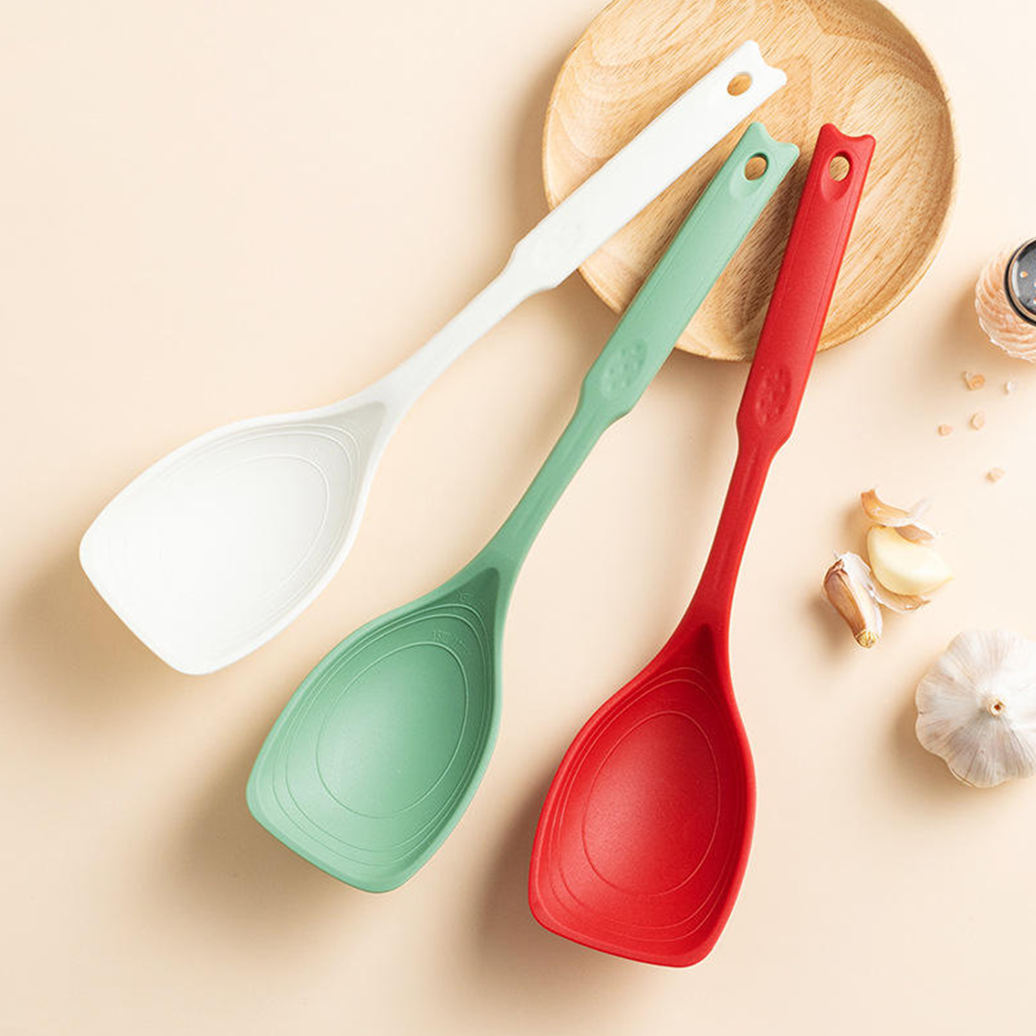 Multi-Purpose Silicone Spoon & Spatula Kitchen Tool 7