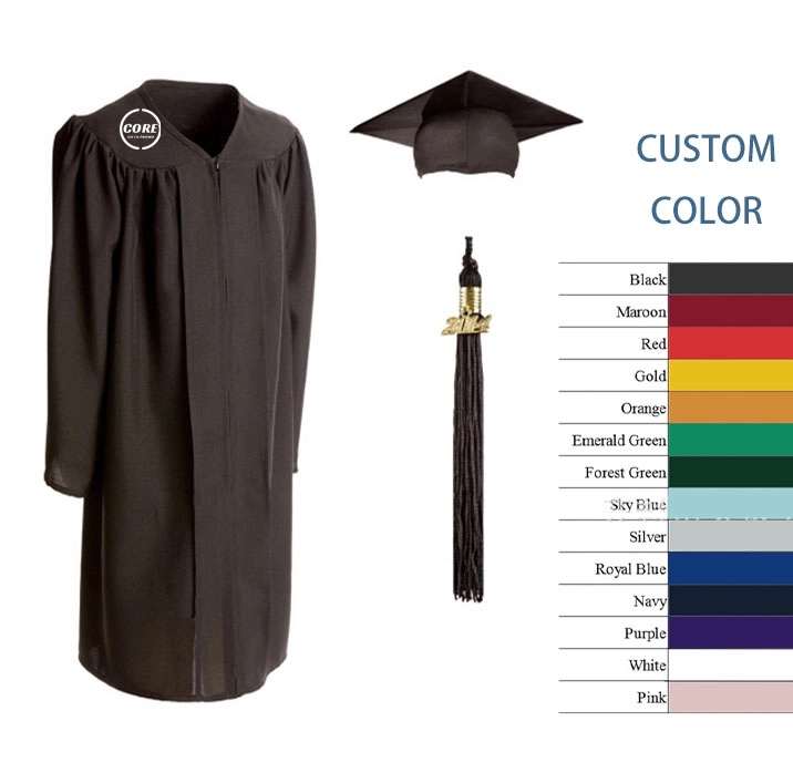 Graduation Gown Cap Tassel Set For High School And Bachelor 2