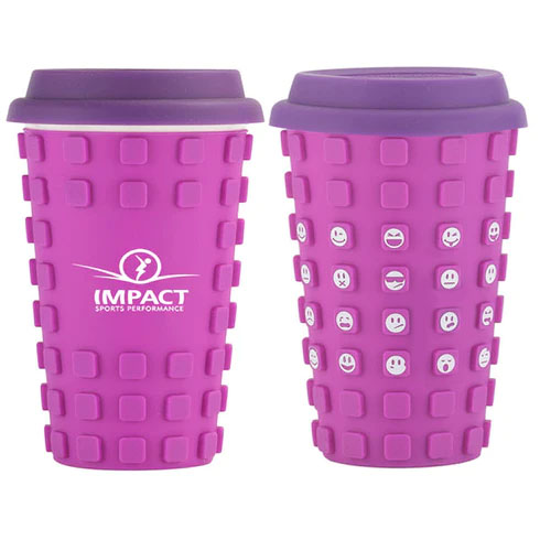 14 oz Sili Square with Faces Tumbler 2