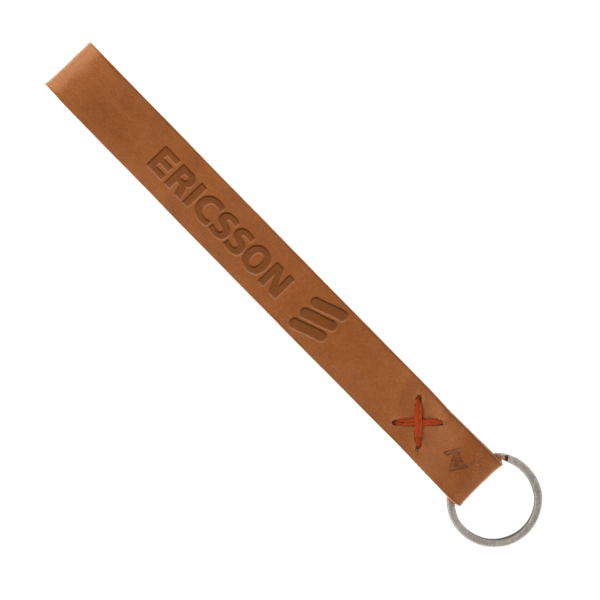 Hayward Leather Wrist Keychain with Metal Split-Ring 74