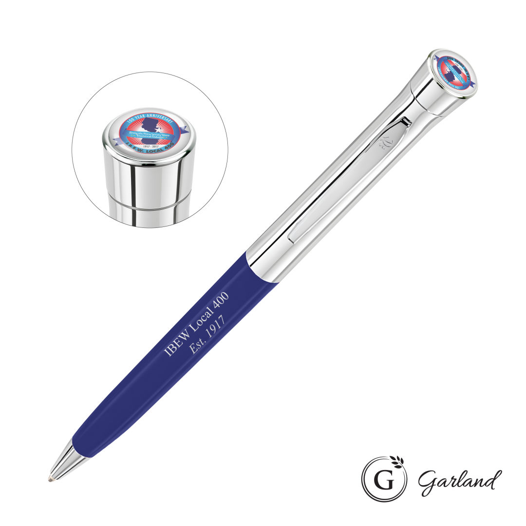 Garland® Founders Custom Ballpoint Pen - Chrome 9