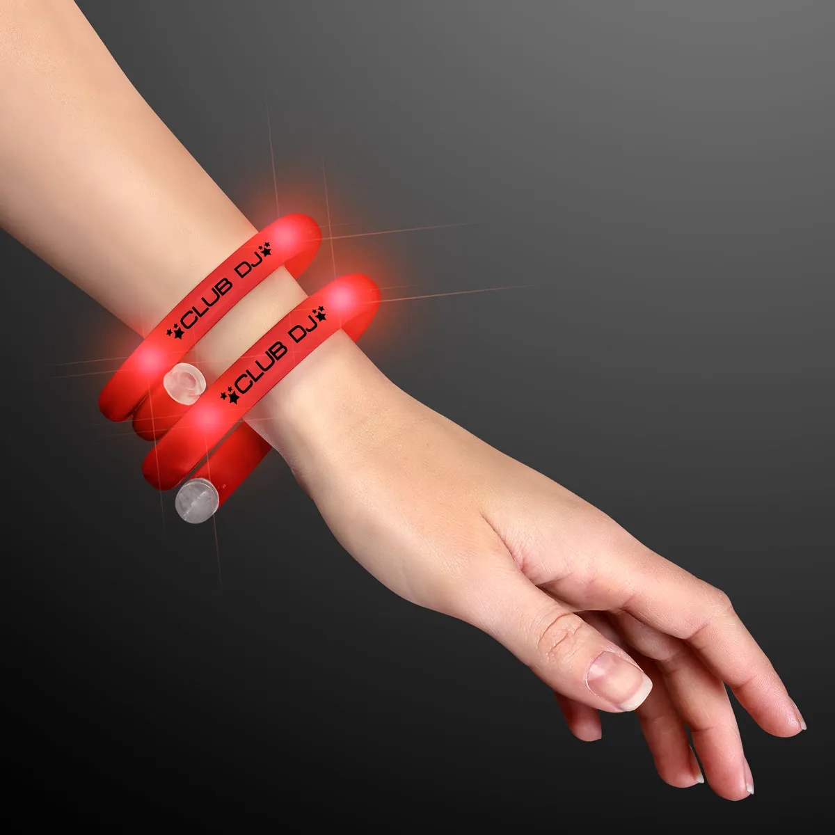 LED Light Up Flash Tube Bracelets - Single Colors 27