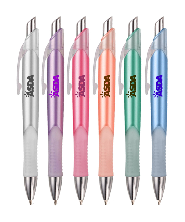 Union Printed - Pastel Wave Barrel Click Pen 8