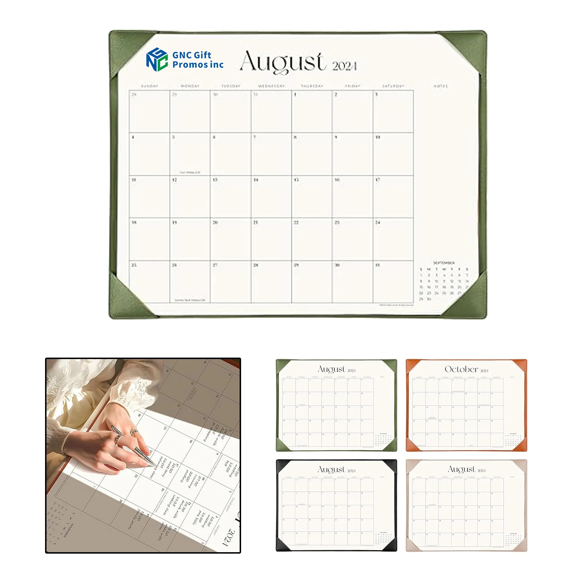 Desk Blotter Calendar 2024-2025 for Home School and Office 2 8