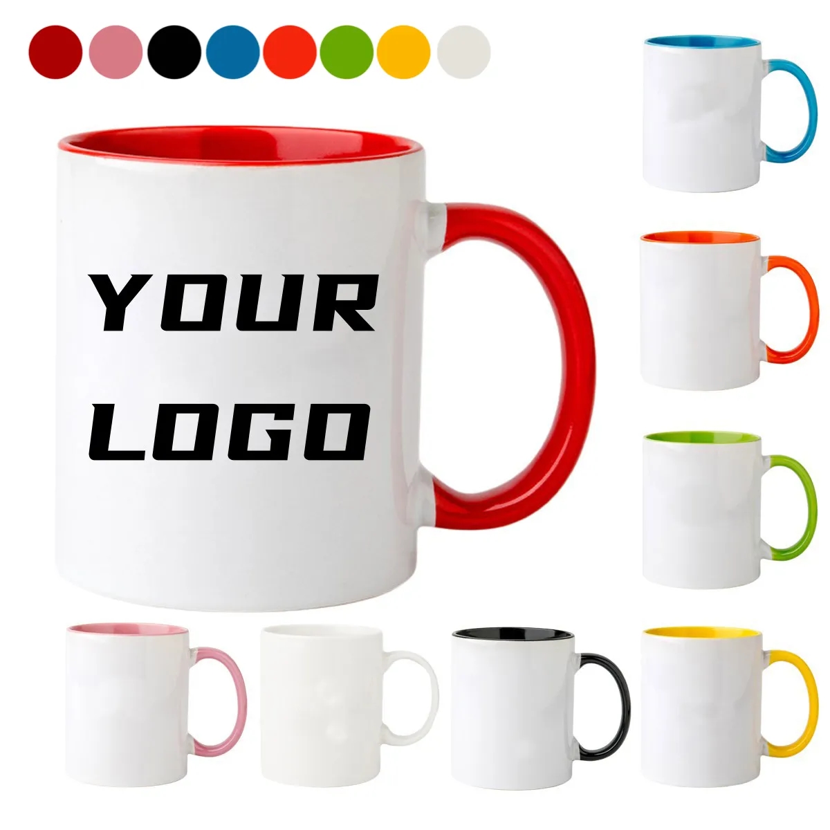 Custom 11 oz. Two tone Ceramic Mugs 2