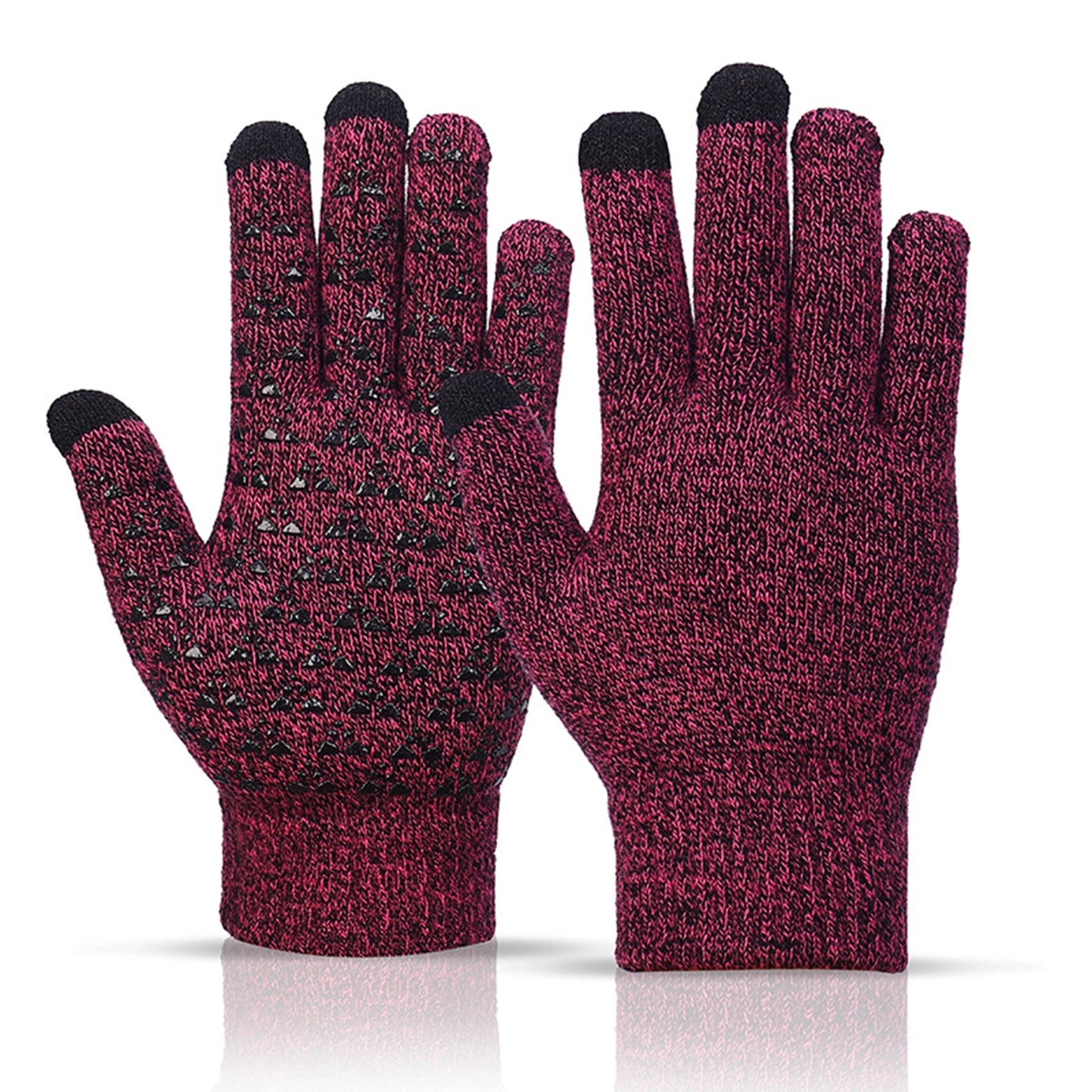Winter Knit Touchscreen Gloves 6