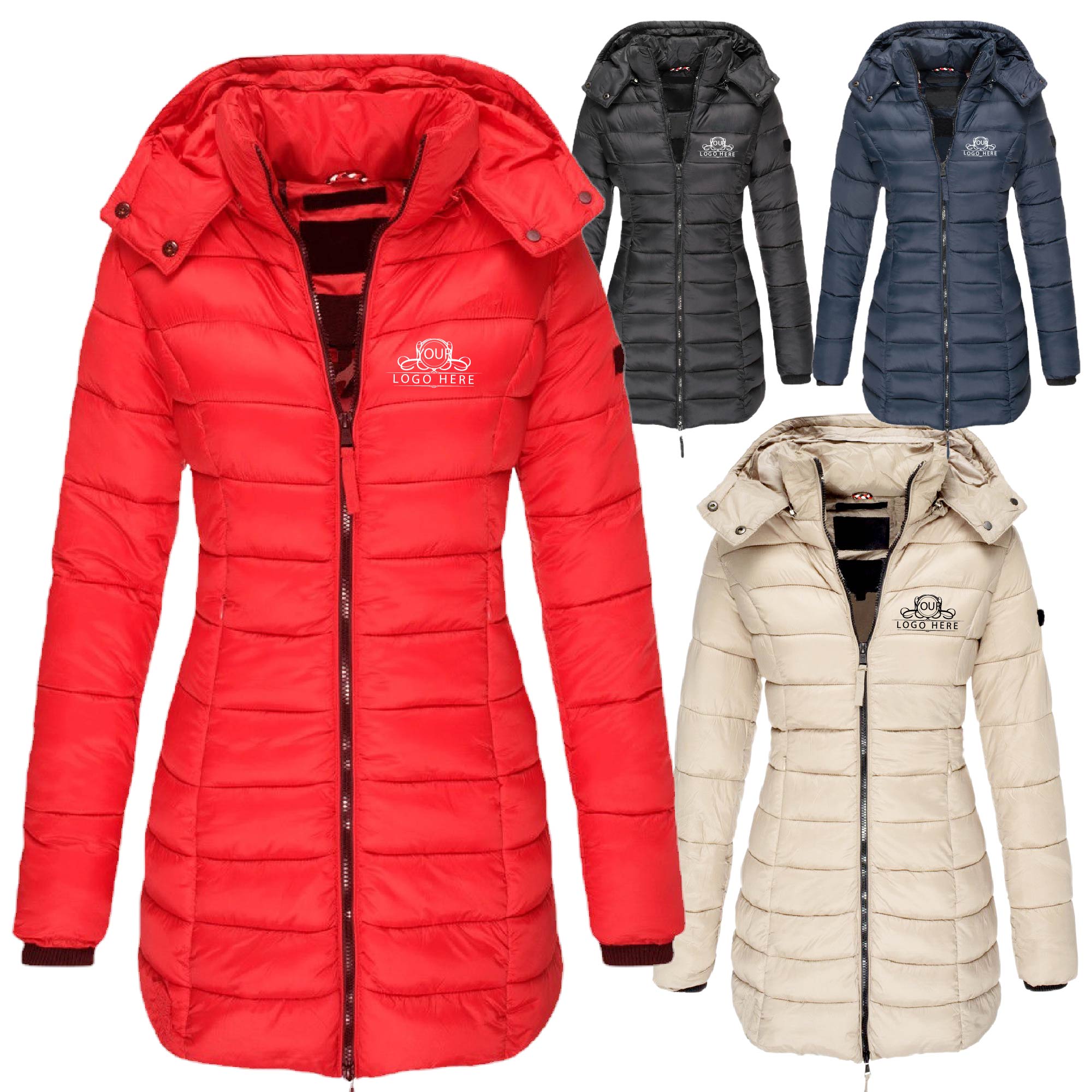 Lightweight Hooded Puffer Jacket 1