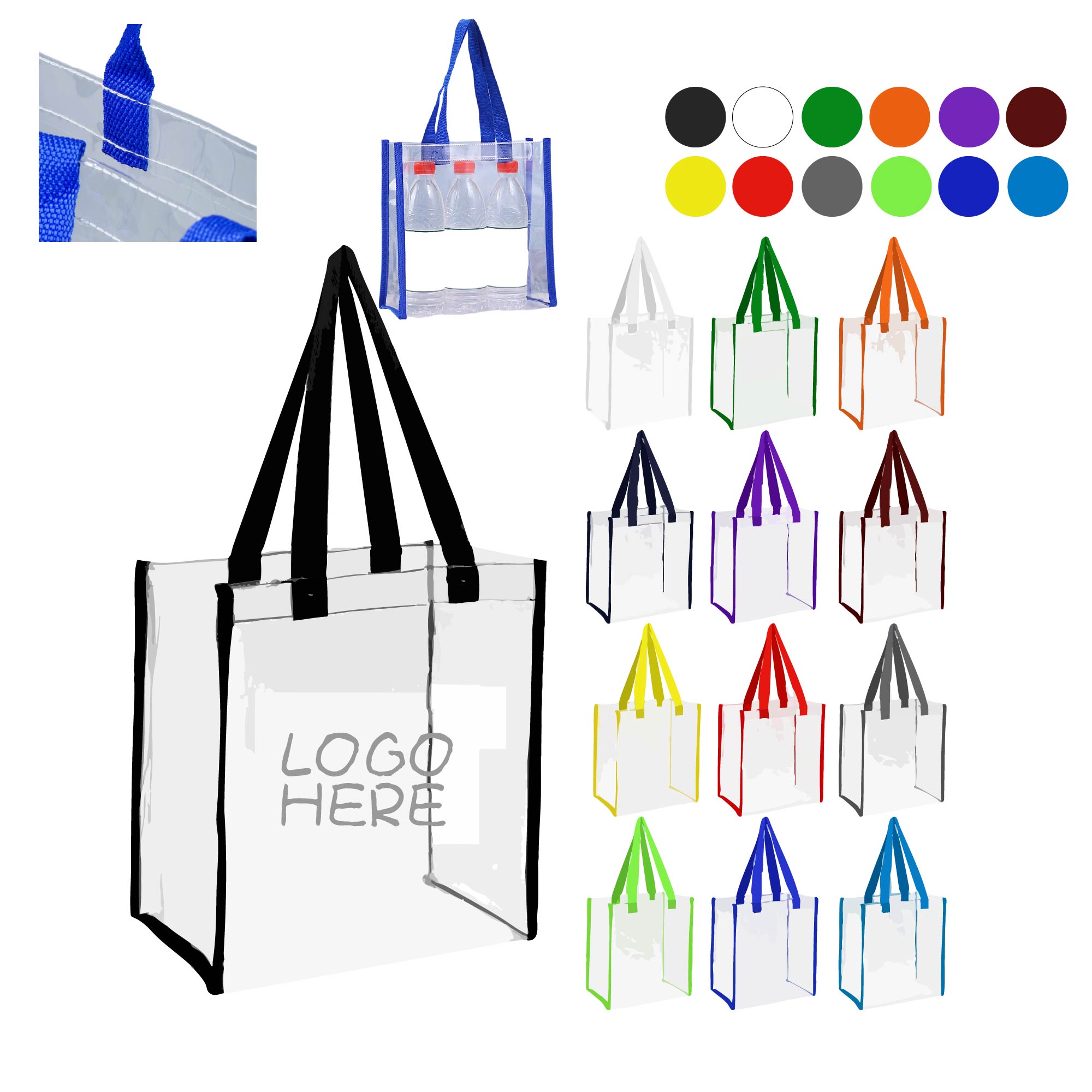 Transparent Travel Beach Bag 1