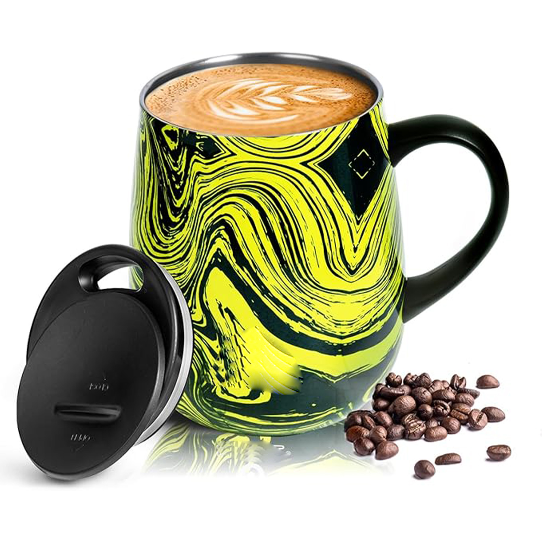 16 Oz Insulated Coffee Mug 14