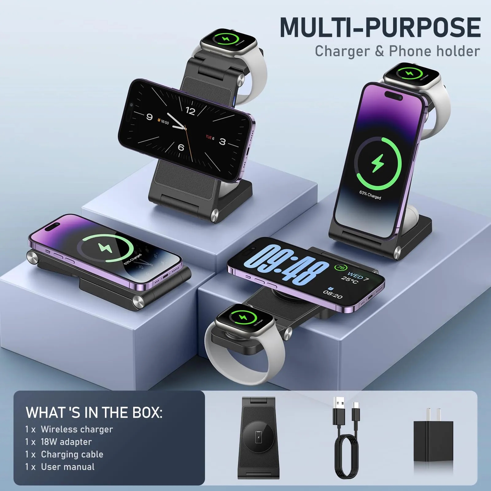 3-in-1 Wireless Charging Station 2