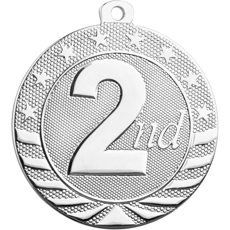 2" Starbrite Second Place Medal 2