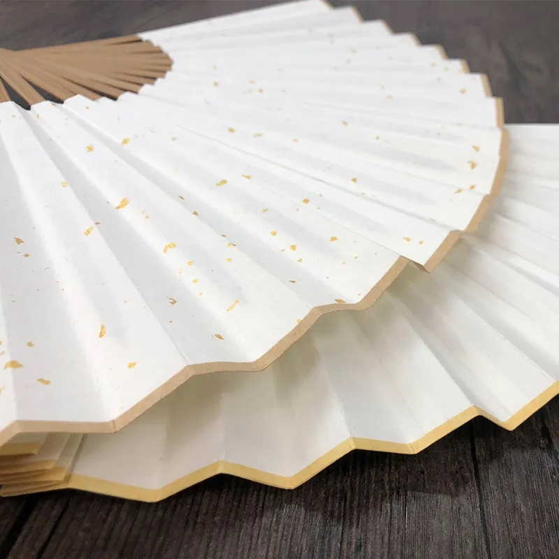 Disposable Paper Bamboo Fan 5