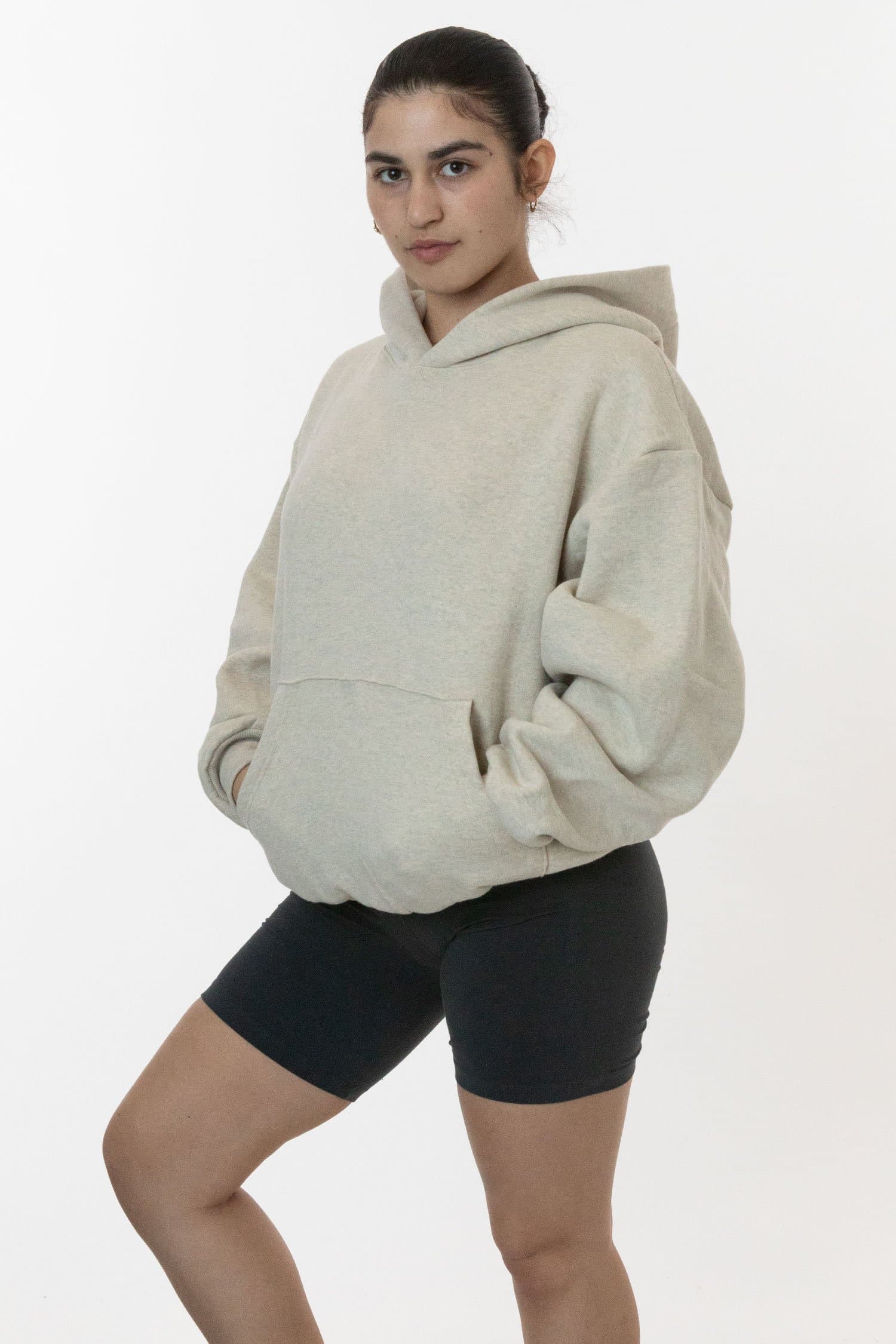 12 OZ MID-WEIGHT FLEECE WIDE HOODIE 4