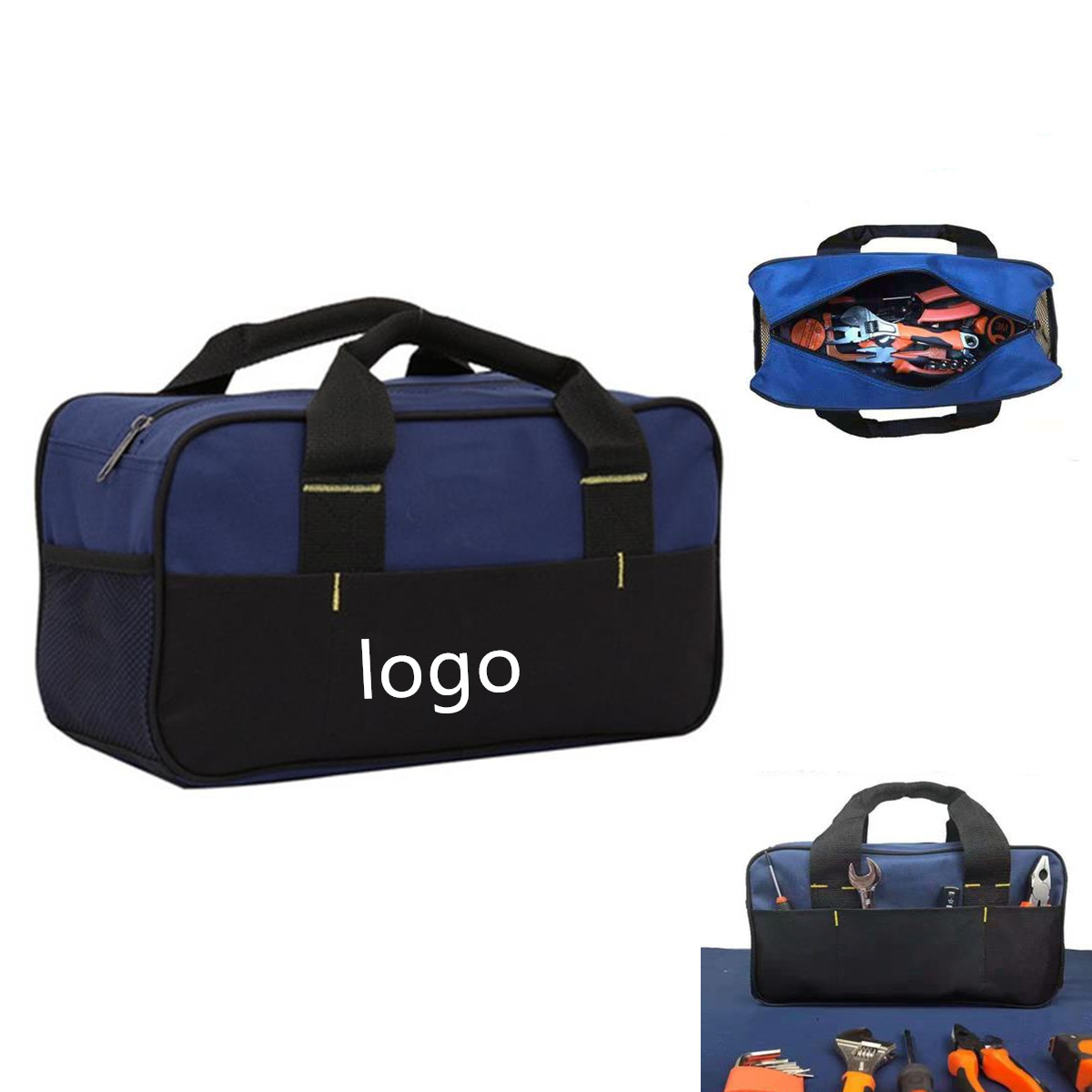 Wide Mouth Zipper Tool Bag Organizer 1