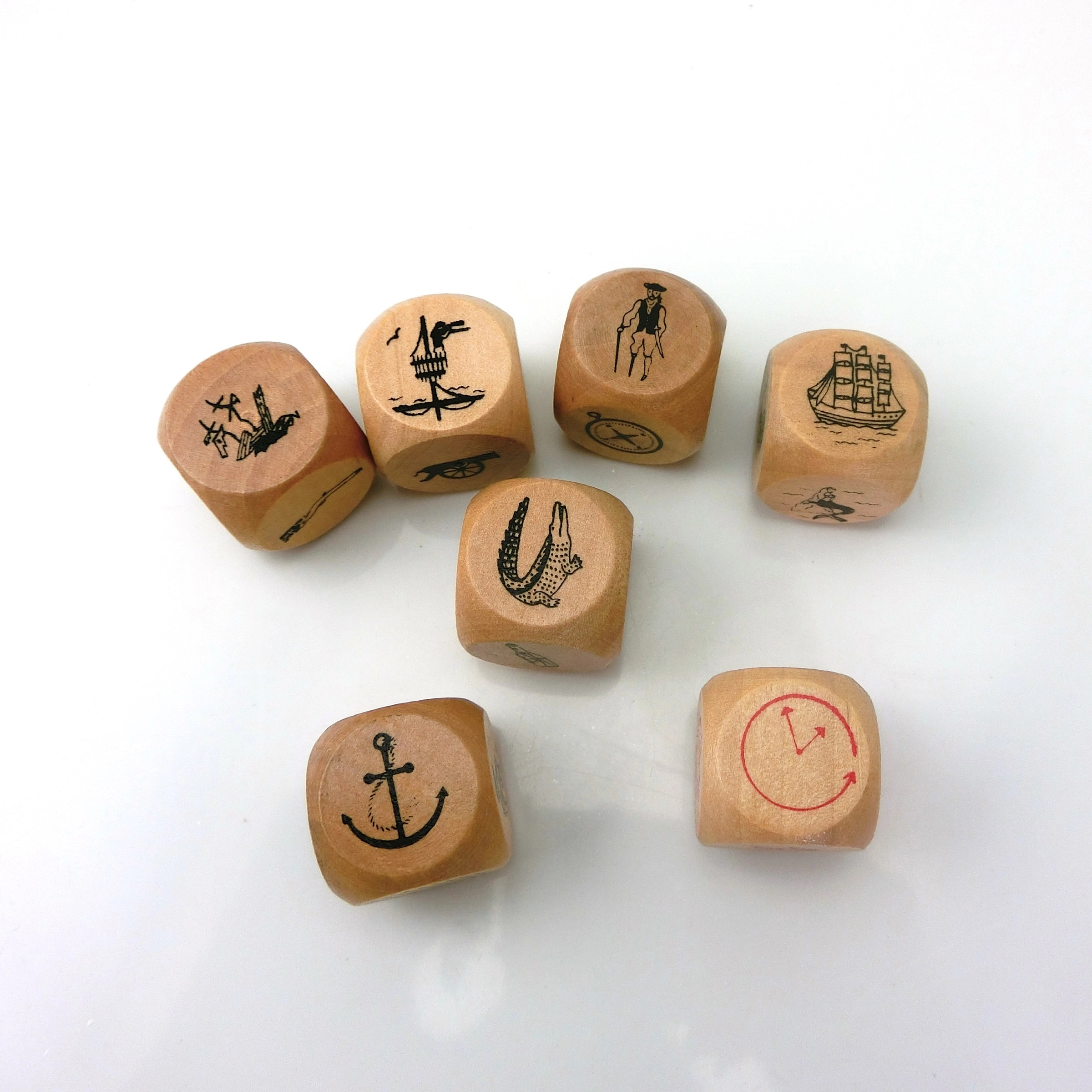 Wooden Dice 3
