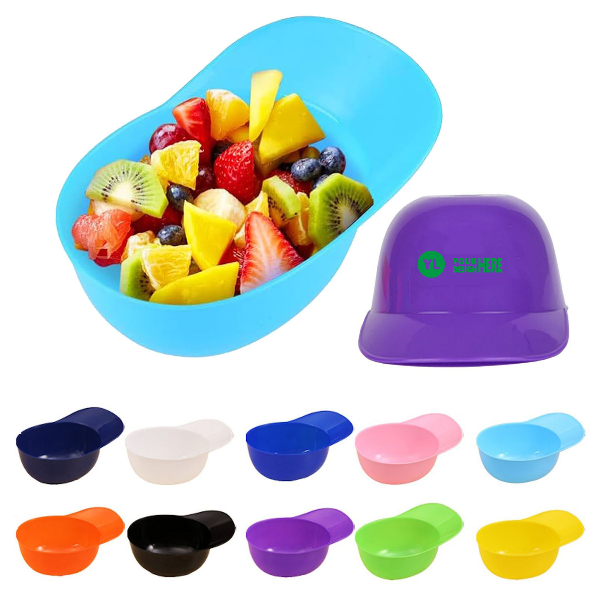 8 OZ Baseball Helmet Ice Cream Bowls 1