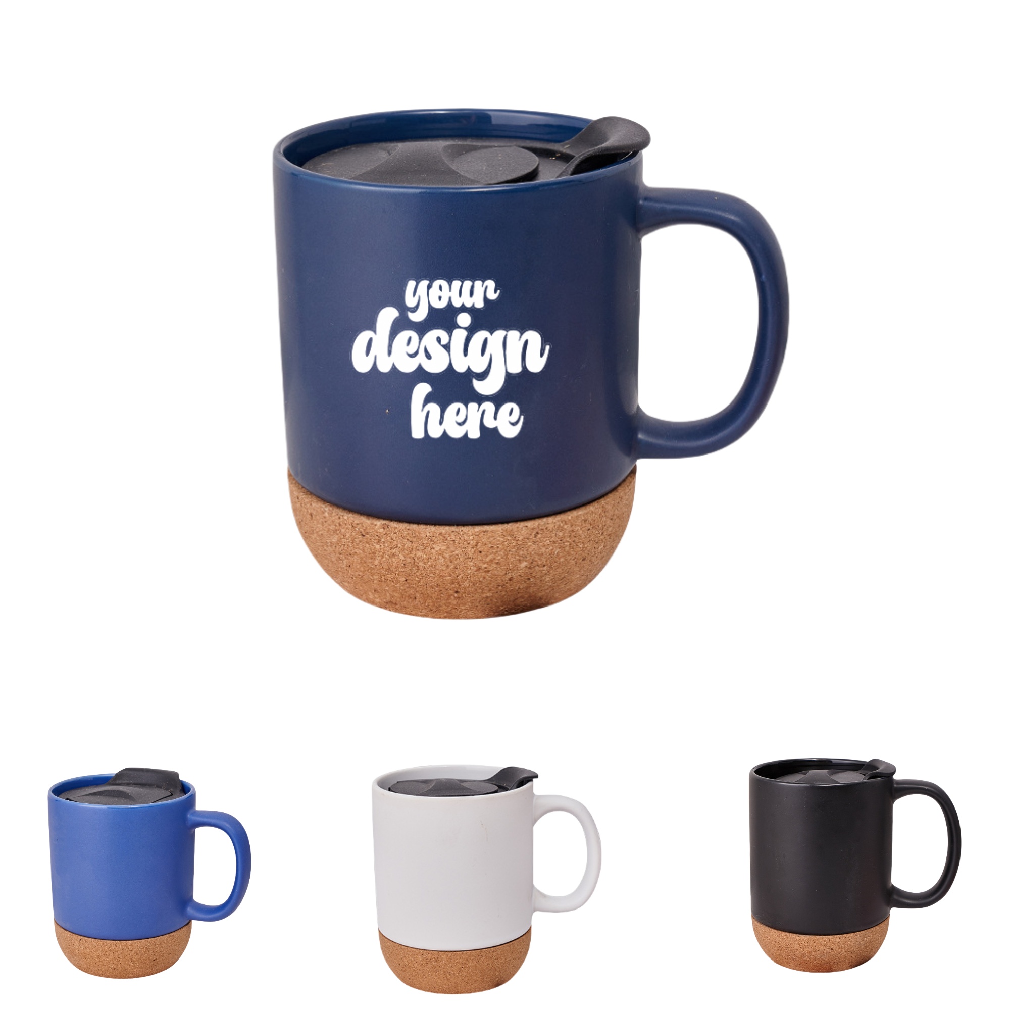 Ceramic Mug w/Cork Bottom 2