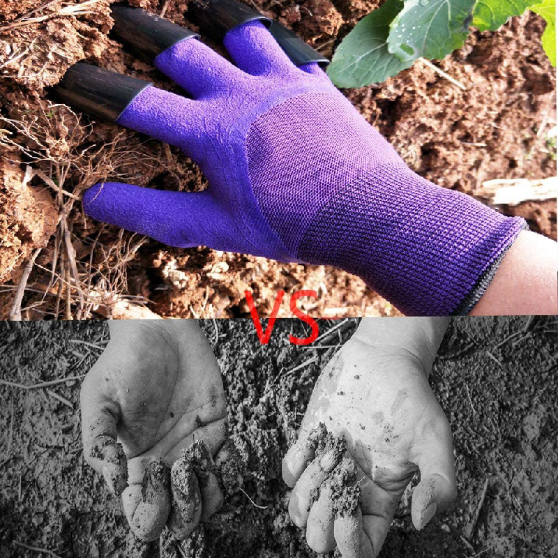 Waterproof and Breathable Planting Weeding Garden Gloves with Claws 5