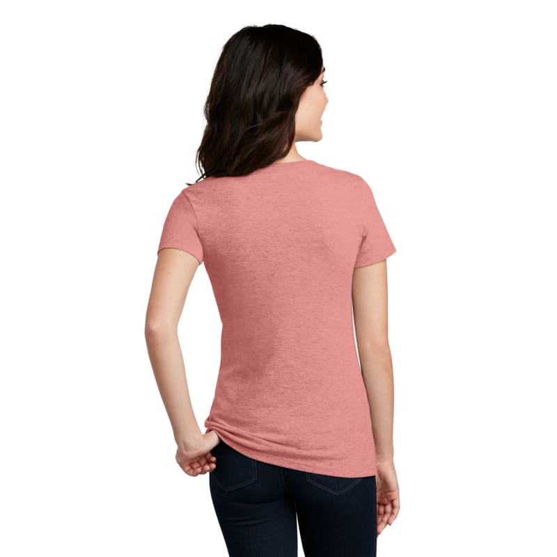District Women's Perfect Blend CVC V-Neck Tee. 50