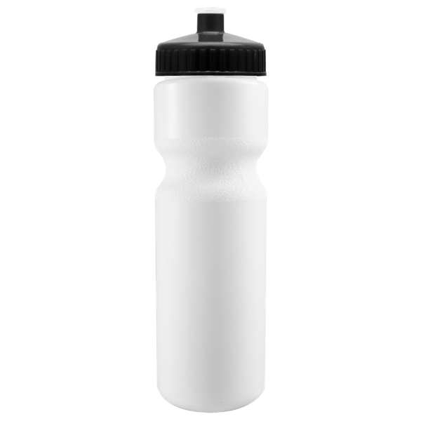 Cyclo-Cross 28oz Bike Bottle - White w/Push-Pull Lid 3