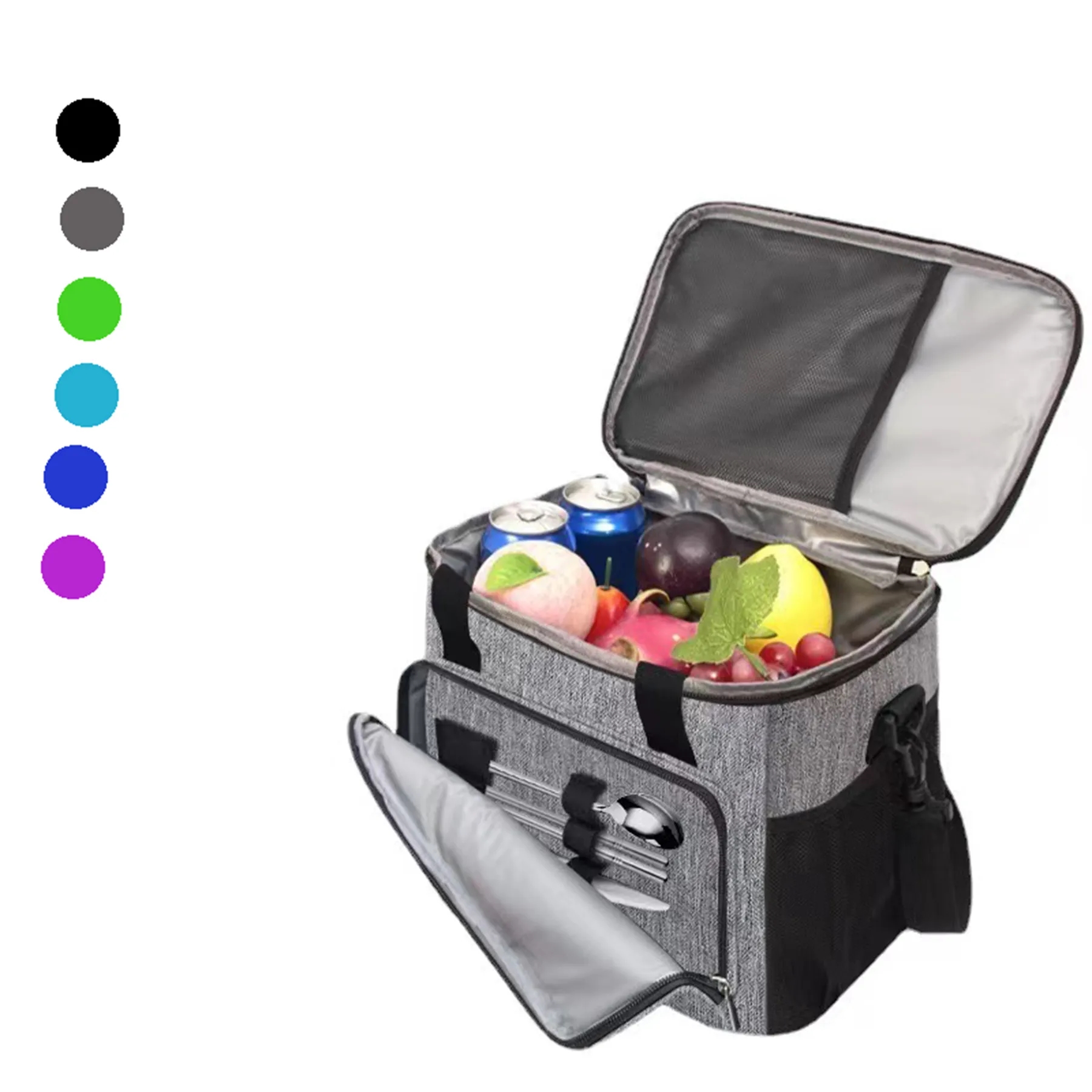 Double Leaves Large Lunch Bag 2