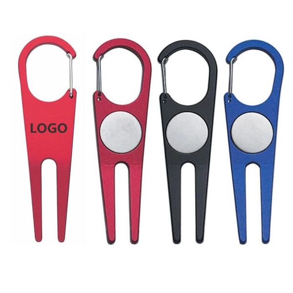 Divot Tool With Ball Marker