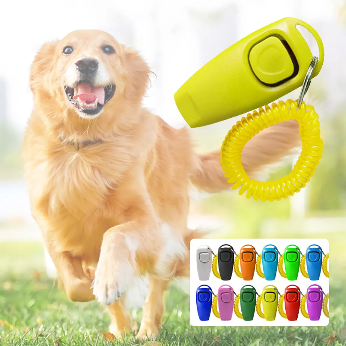 Pet Dog Training Clicker Portable With Wrist Strap 3