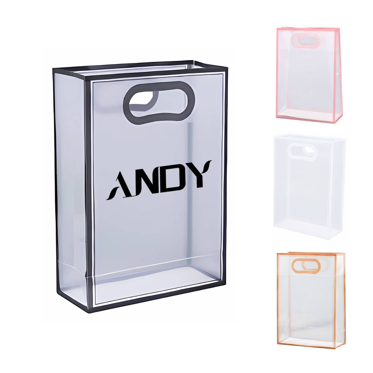 Transparent Clear Frosted Die Cut Pp Tote Bag 2