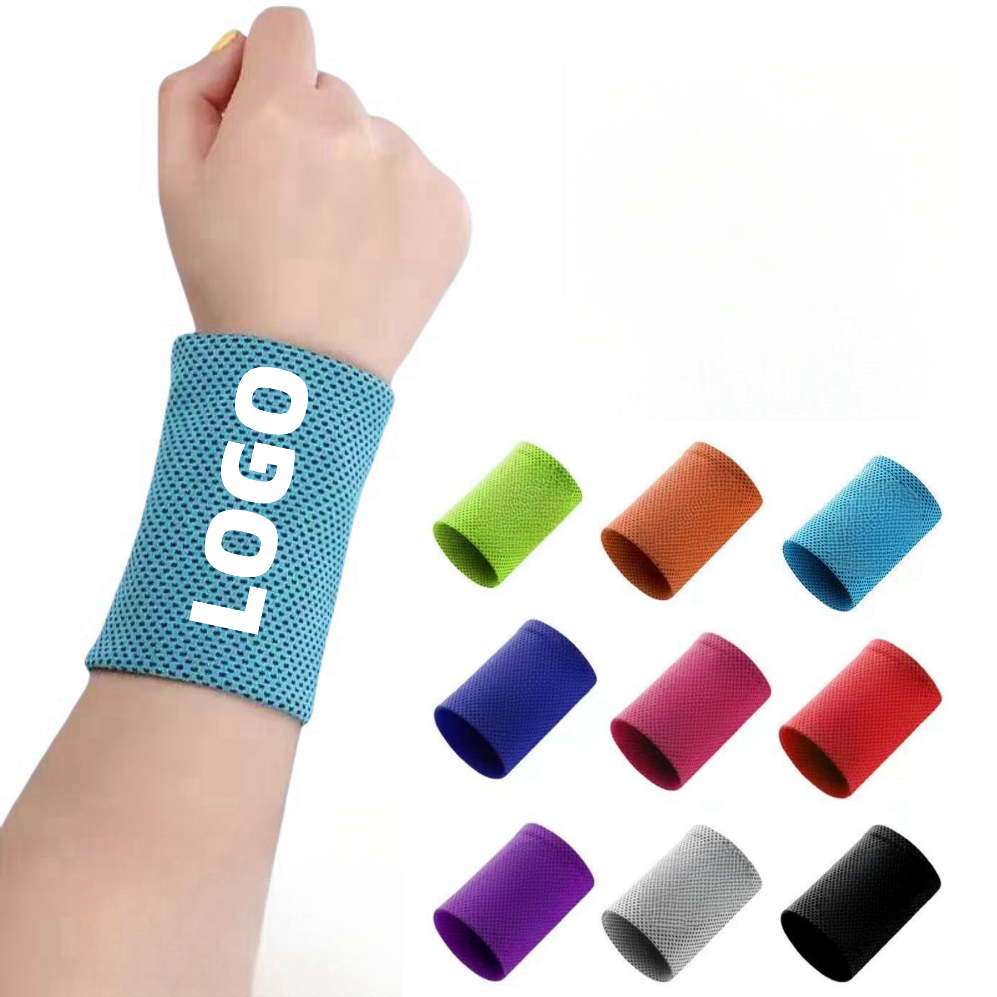 Cooling Wrist Sweatband Sport Wristbands 2