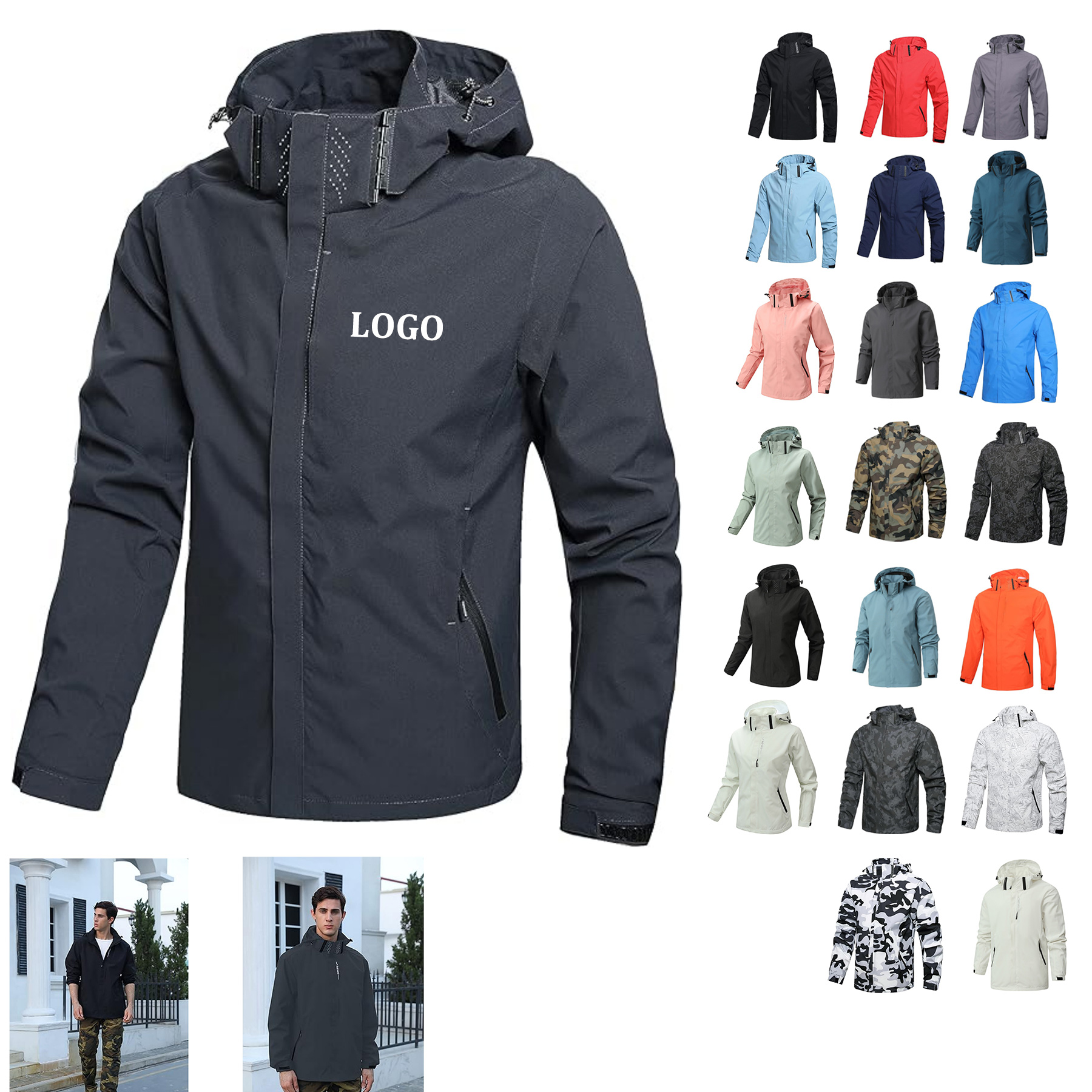 Lightweight Waterproof Rain Jacket 11
