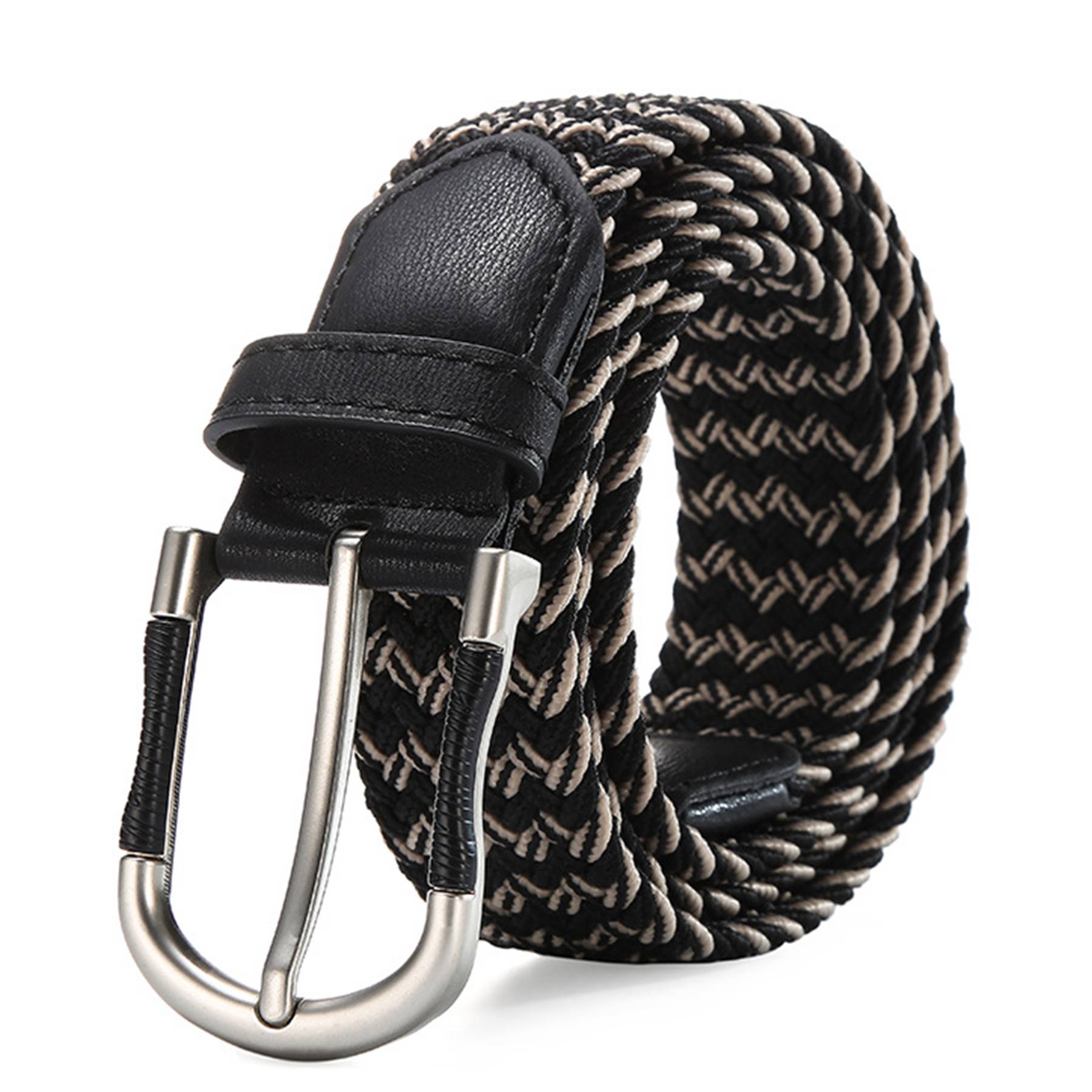 Mens Woven Braided Web Belt 8