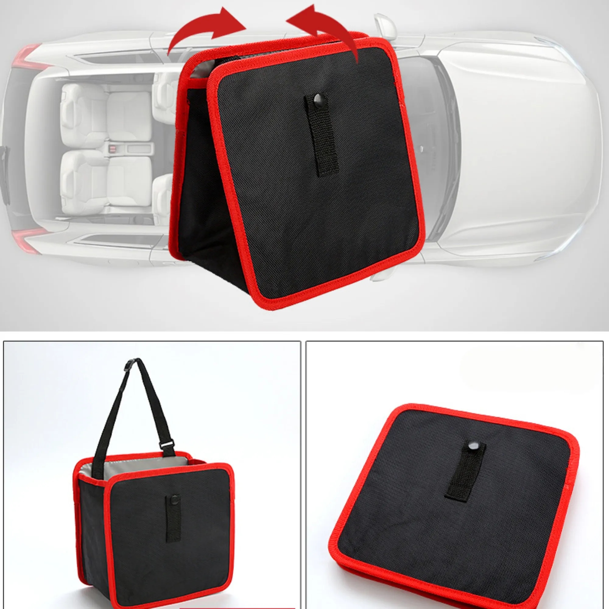 Square Waterproof Car Seat Back Hanging Bag 8