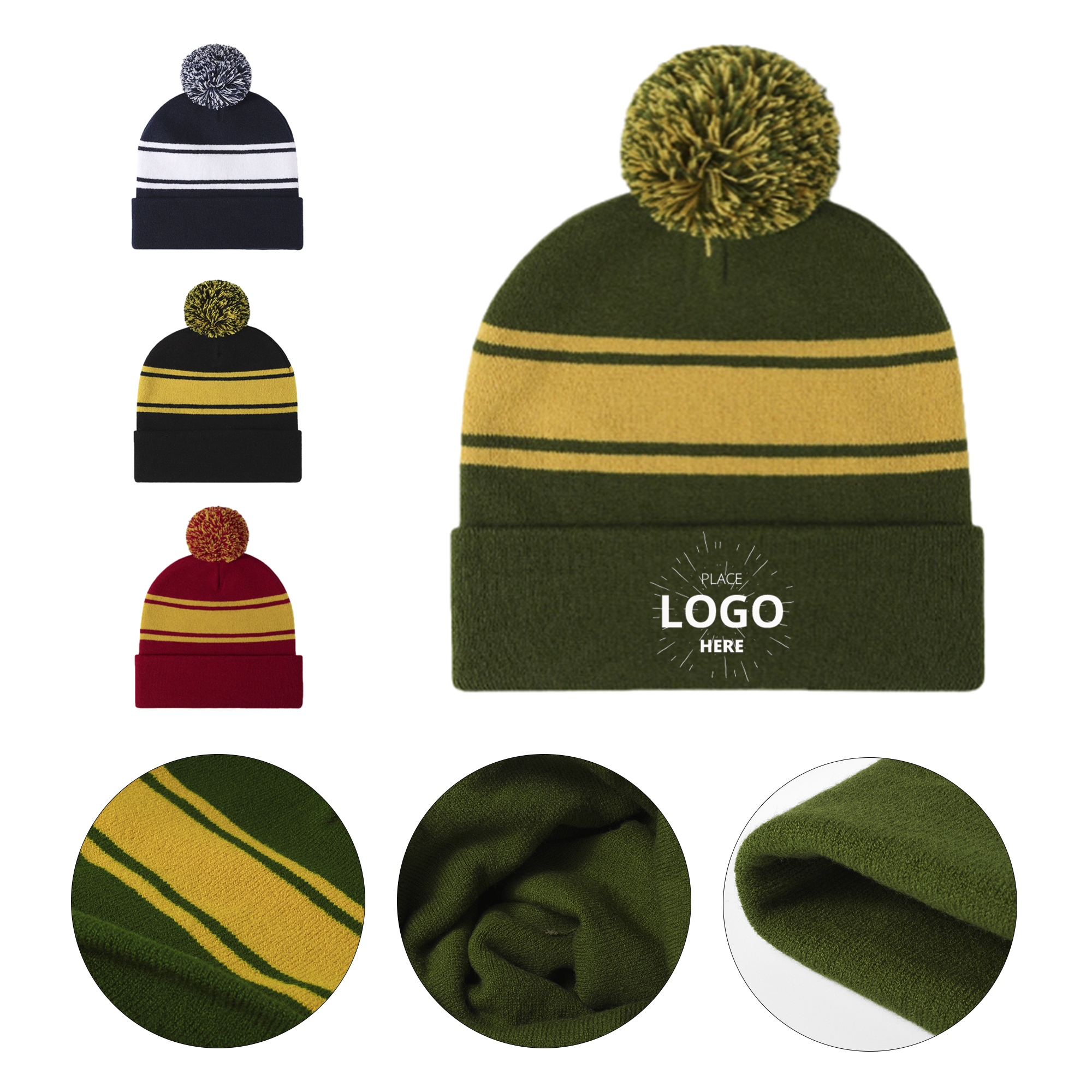 Unisex Beanie Soft Knit Hat Winter Skull Caps 2