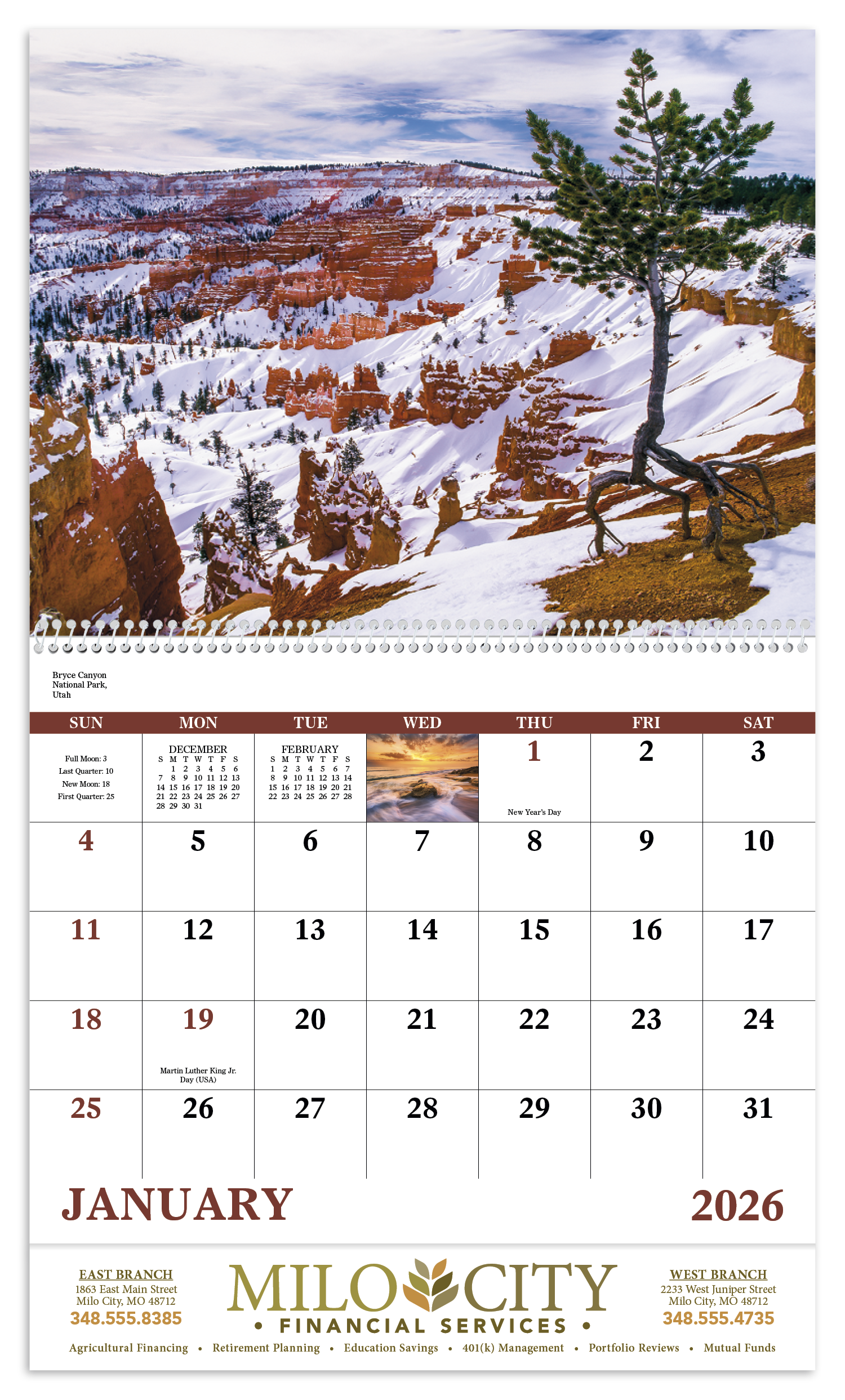 Good Value™ Landscapes of America - Spiral Calendar 51