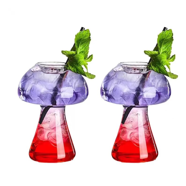 Mushroom Wine Glass Cocktail 5