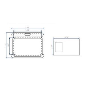 Slide Open Plastic Portrait Lanyard Card Holder 18
