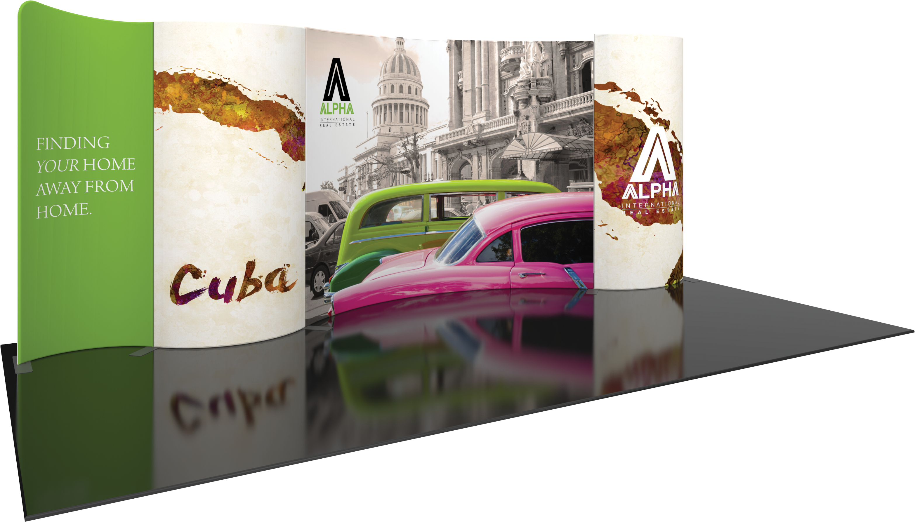 Modulate Series 1 20ft Fabric Backwall Kit 01