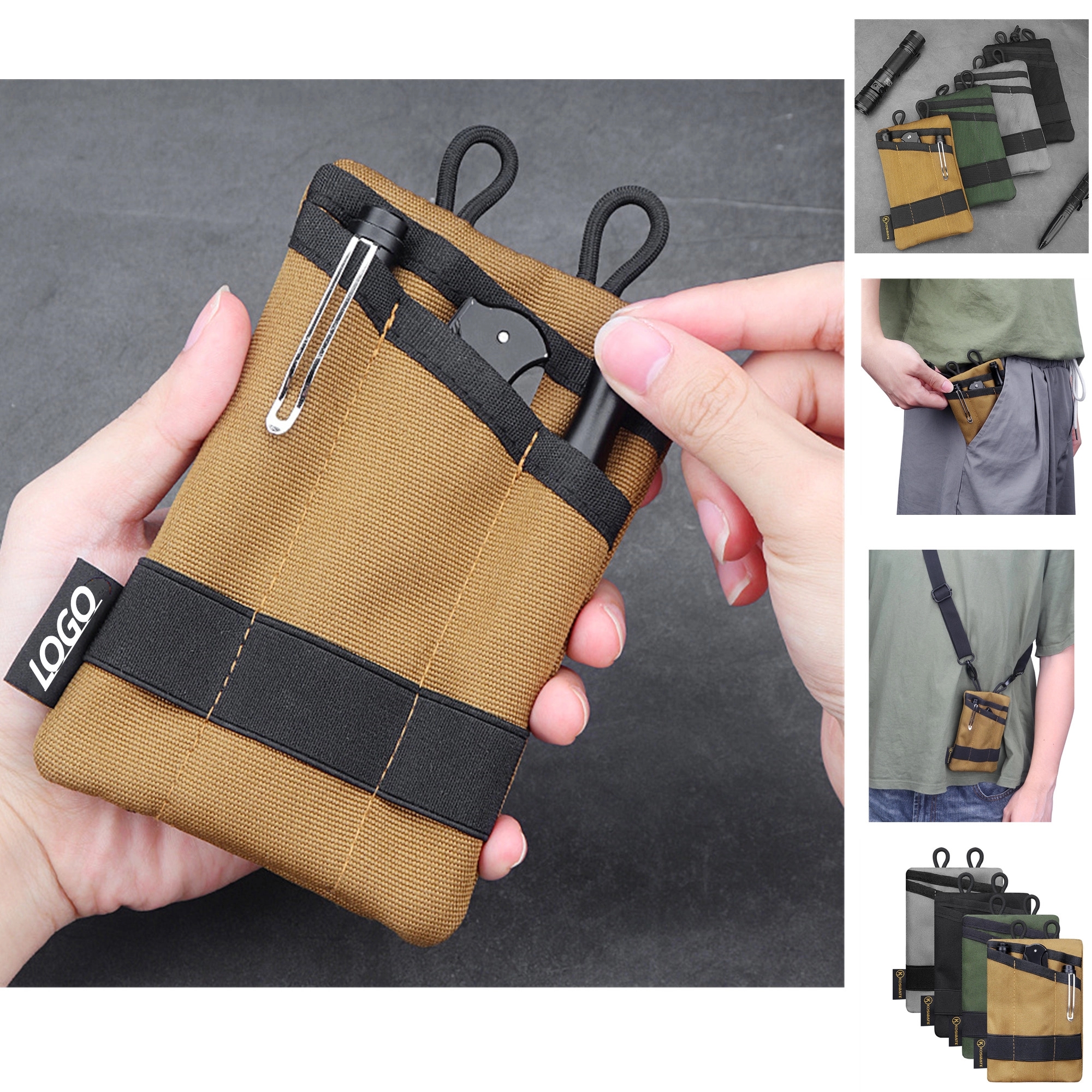 Outdoor Tactical EDC tool belt and shoulder strap 2