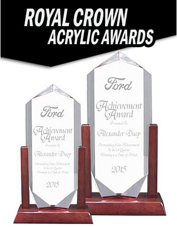 Acrylics: 9x7.5" Royal Crown Acrylic w/rosewood P 1