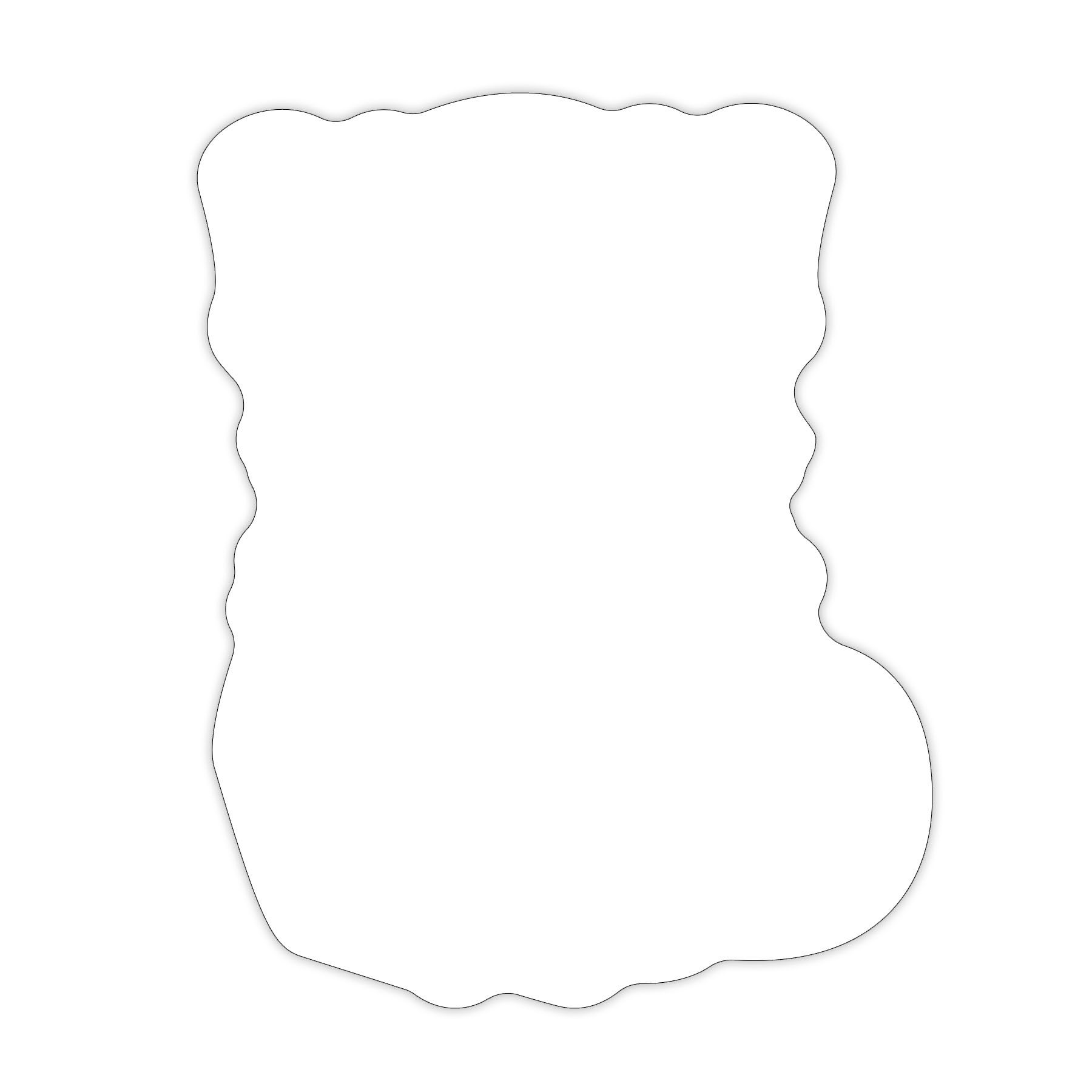 Dog Shaped NoteKeeper™ Magnet 20 Mil 6