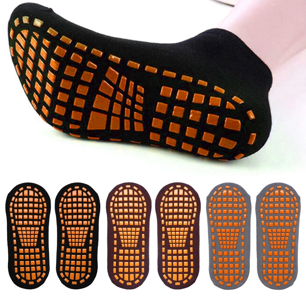 Trampoline Jumping Cotton Socks MOQ 50PCS 2