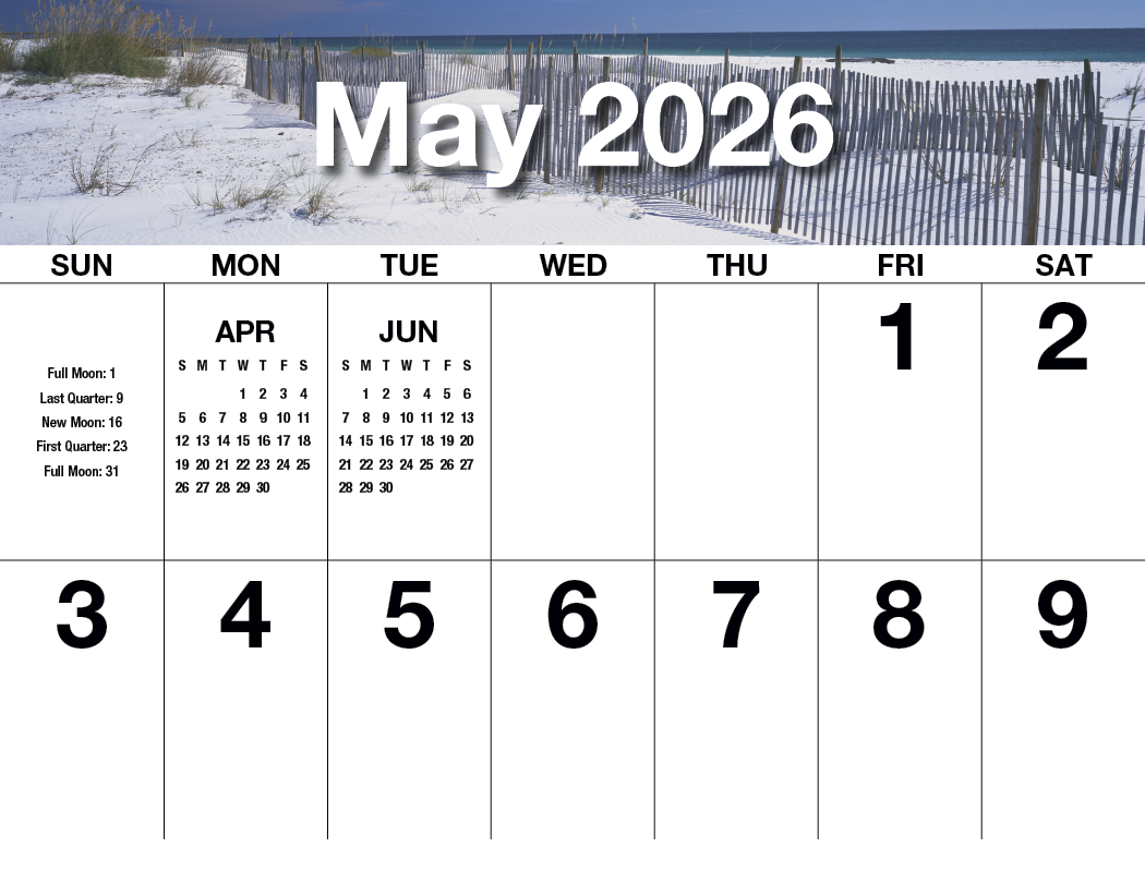 HotLine® Products Big Numbers Appointment Calendar - Stapled 23