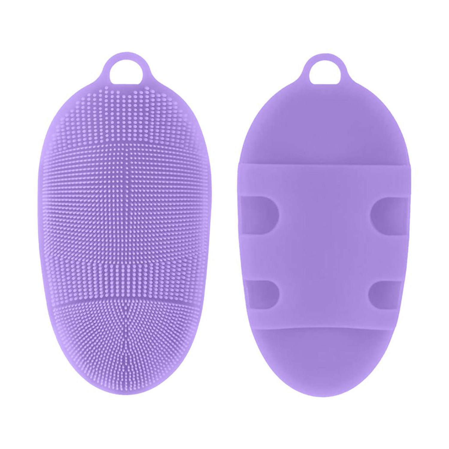Silicone Bath Brush Scrubber Massager 2