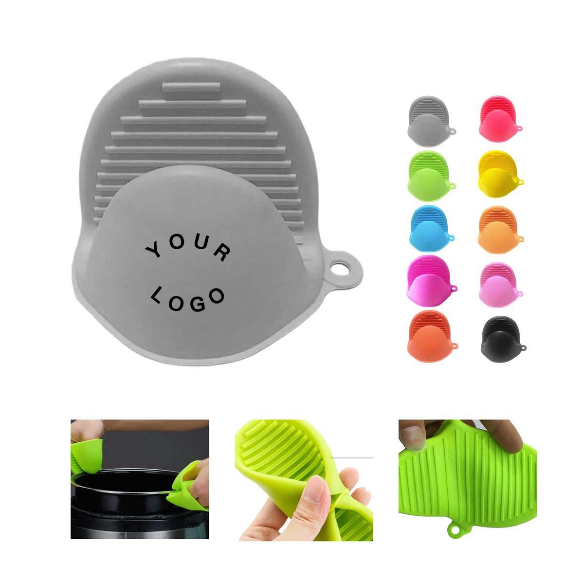 Heat Resistant Silicone Mitt for Cooking 6