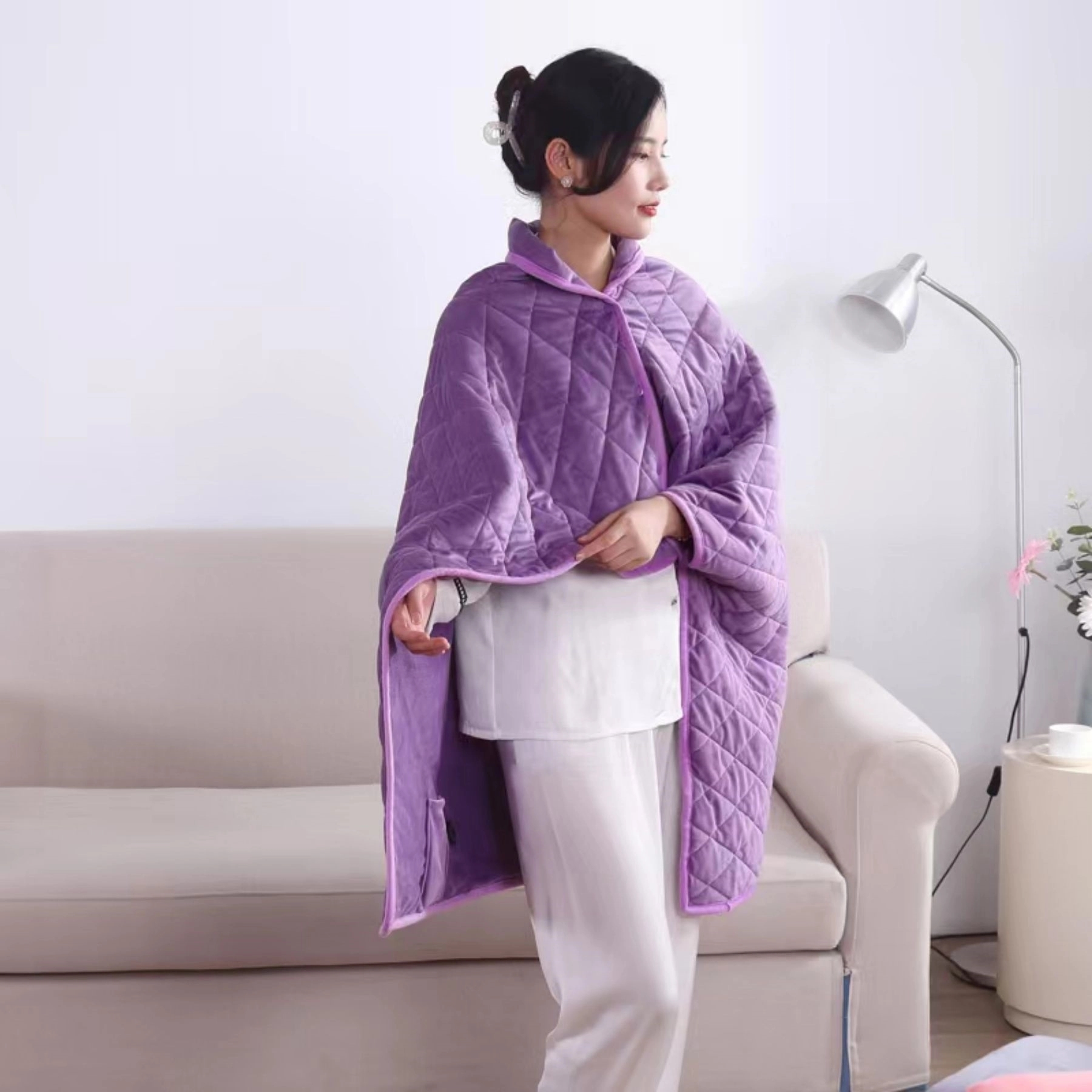 Berber Electric Blanket Heated Poncho Wrap 4