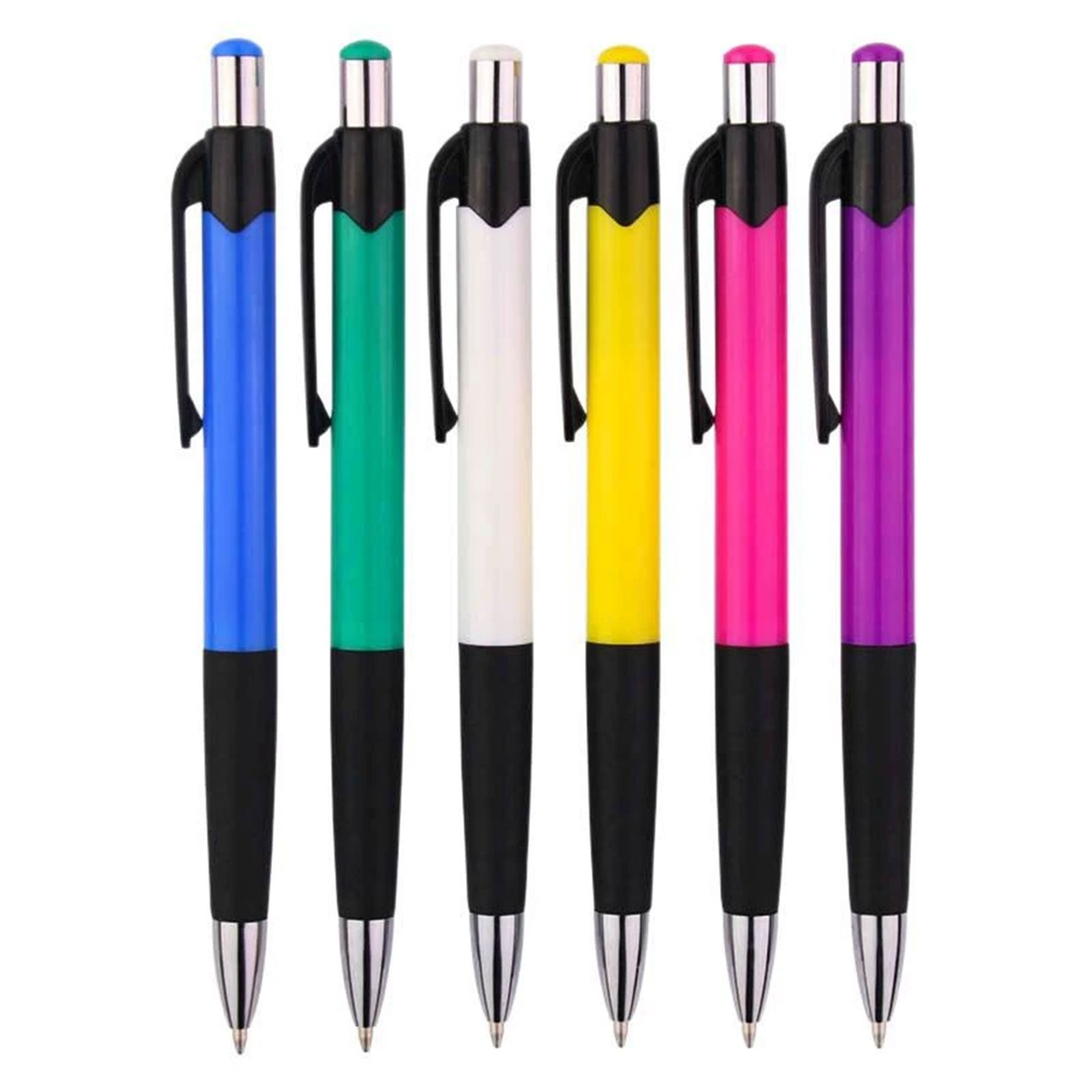 Click-Action Simple Ballpoint Pen With Logo, custom pen with logo imprint 3